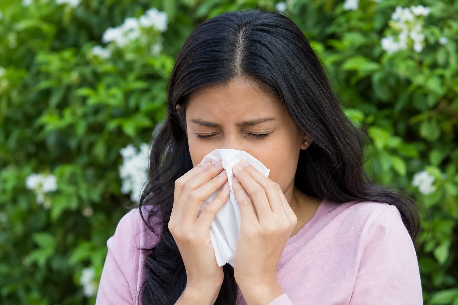 Educational image introducing allergy care