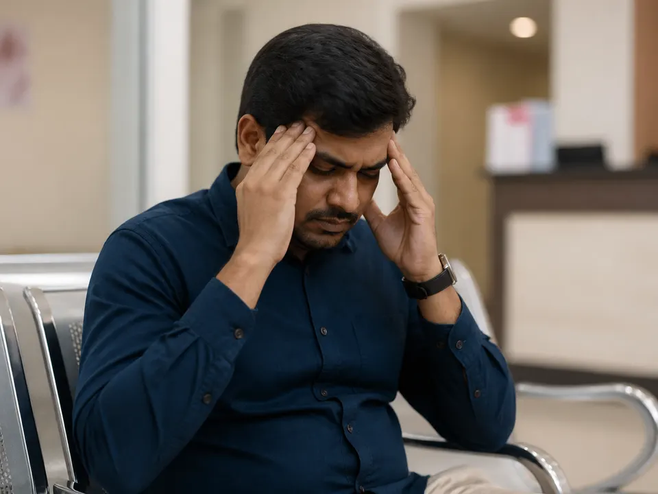 Sudden Severe Headache — educational photograph