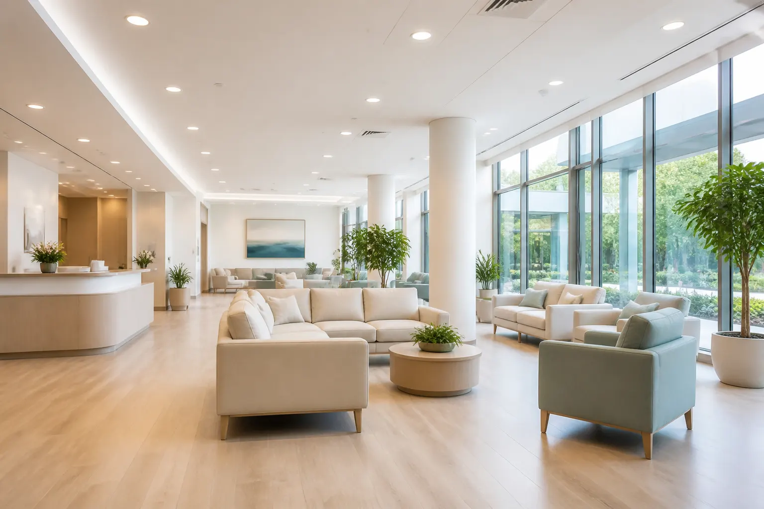 Clinic waiting lounge