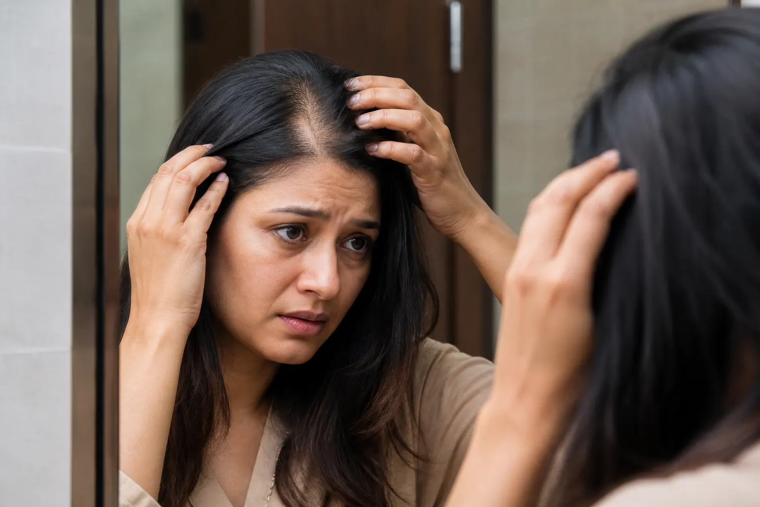 Hair Change — educational image for Hypothyroidism