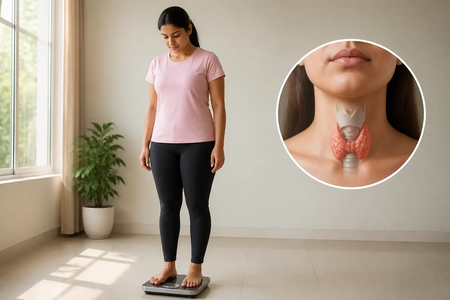 Weight Shift — educational image for Hypothyroidism